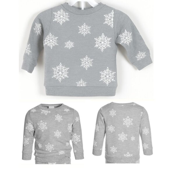 First Impressions Baby Snowflake French Terry Top – Size 3-6 Months – NWT - Picture 1 of 5